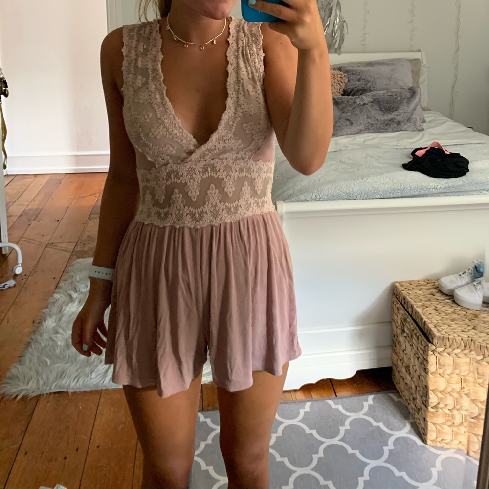 Lace romper